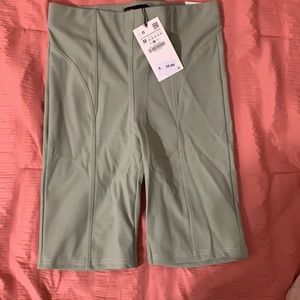 Topstiched Zara Bike Shorts